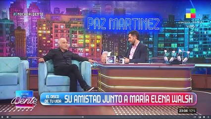 Paz Martínez rememoró su fuerte amistad con María Elena Walsh