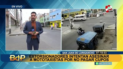 Cobro de cupos en SJL: vecinos y mototaxistas informales denuncian vivir atemorizados ante ataques de extorsionadores