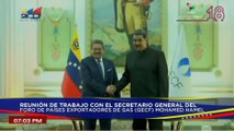 Pdte. Nicolás Maduro recibe a delegación del foro de países exportadores de gas