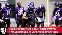 The Breer Report: Minnesota Vikings Training Camp Takeaways (2023)