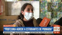 Madres de familia del colegio 24 de Junio en emergencia