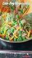 Stir Fry Vegetables Recipe : Easy cooking Recipe : #recipe #cooking #vegetables