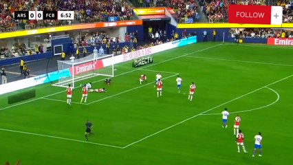 HIGHLIGHTS I ARSENAL 5-3 BARÇA Friendly Football ⚽