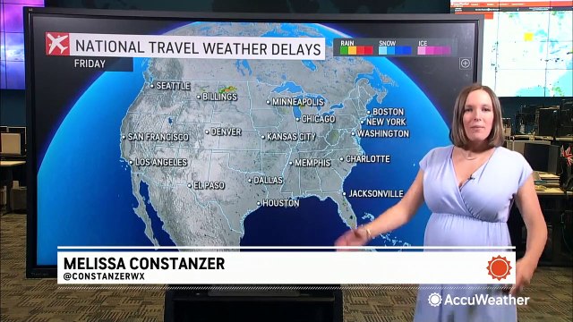 Storms likely to cause delays for your weekend travel plans