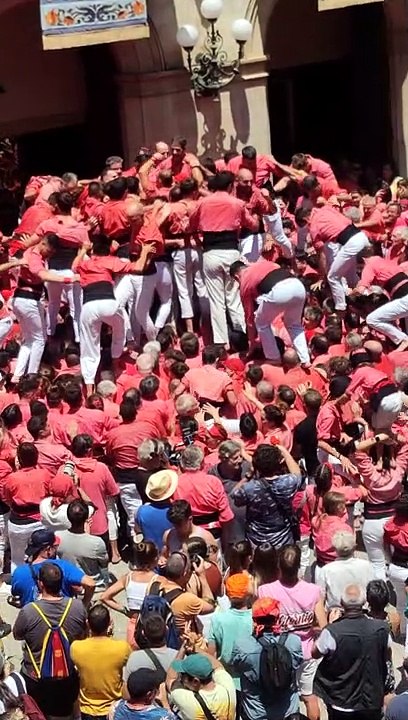 Human Tower in Tarragona