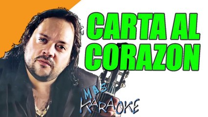 CARTA AL CORAZON - Leo Mattioli (karaoke)