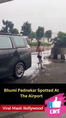 Bhumi Pednekar Spotted At The Airport