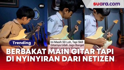 Seorang Anak Berbakat Bermain Gitar Masih Dapat Nyinyiran Netizen: Kebanyakan Iri Doang!