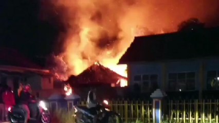 Gedung SMP Terbakar Hebat di Majalengka, Api Diduga dari Sisa Bakar Sampah