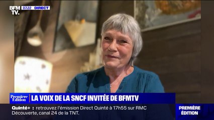 Simone Hérault, la voix de la SNCF, est l'invitée de BFMTV