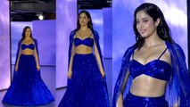 India Couture Week 2023: Janhvi Kapoor Ramp Walk In Blue Lehenga Troll, ये तो Plastic.. । Boldsky