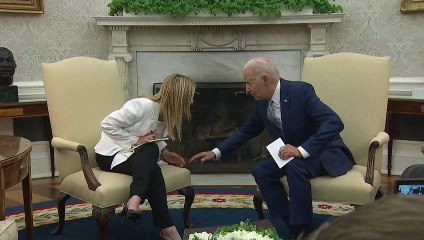 Biden recibió a primera ministra italiana Meloni para hablar de China y Ucrania