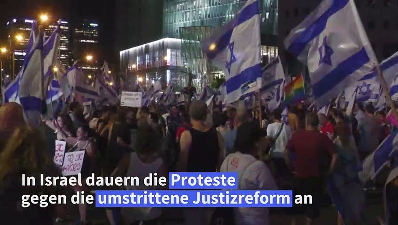 Israel: Proteste gegen Justizreform reißen nicht ab