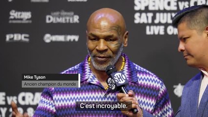 Poids mi-moyens - Tyson sur le combat Spence Jr - Crawford : "Je n'ai pas vu ça depuis 30 ans"
