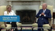 Biden y Meloni se reúnen en la Casa Blanca para impulsar el comercio entre EE UU e Italia