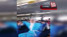 Avşa Adası'ndan İstanbul'a giden deniz otobüsü fırtınaya yakalandı