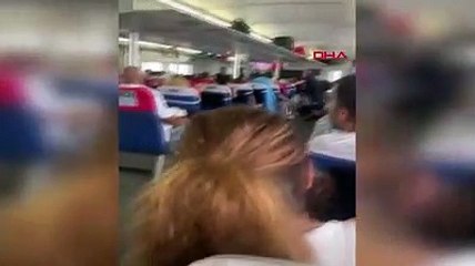 Marmara Denizi'nin ortasında korku dolu anlar