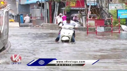 Vijayawada To Hyderabad Road Transport Closed Due To Heavy Flowing Of Munneru Vagu | V6 News