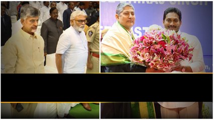 AP Highcourt సీజే గా ధీరజ్ ప్రమాణ స్వీకారం.. ఒకే వేదికపై చంద్రబాబు, వైఎస్ జగన్.. | Telugu OneIndia