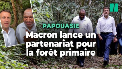 En Papouasie-Nouvelle Guinée, Emmanuel Macron dit vouloir « rémunérer » le pays pour qu’il protège sa forêt