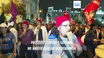 Polícia peruana reprime protesto pacífico contra a eleição da presidência da assembleia