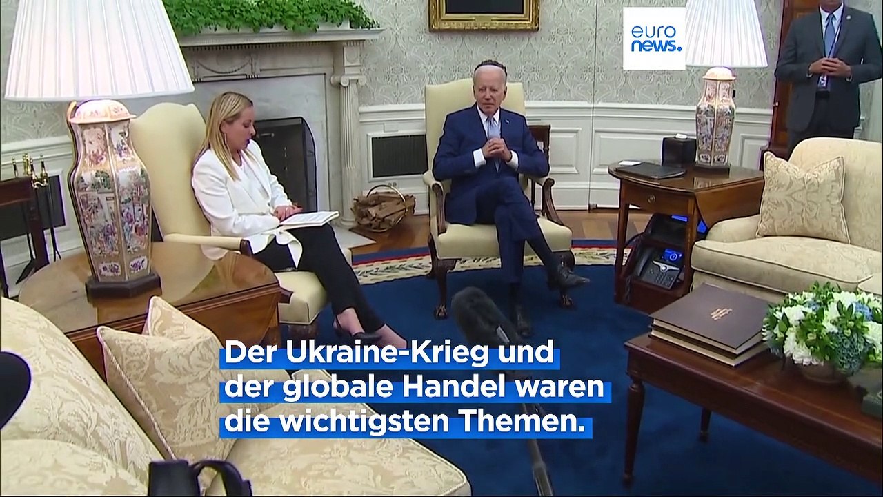 Meloni betont Freundschaft zur USA - 'unabhängig politischer Couleur'