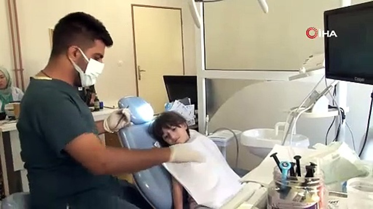 Diyarbakır’da diş cerrahisine fobisi olan çocuklar anestezi yöntemiyle tedavi oluyor