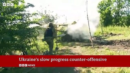 Russian defences slowing counter-offensive, says Ukraine general - BBC News