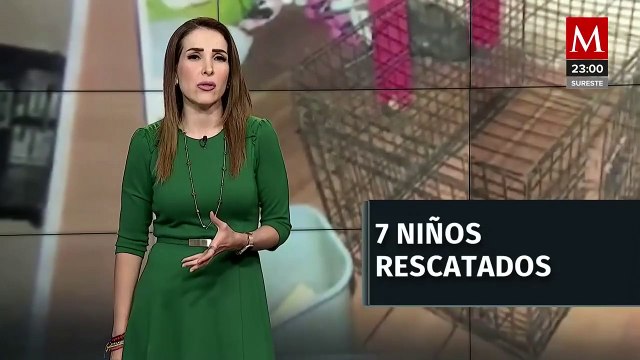 La Policía de Las Vegas muestra el rescate de siete niños encerrados en jaulas de perro