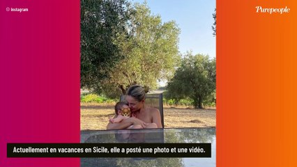 Joy Esther maman comblée : doux moment de complicité avec sa fille Nina, la comédienne topless en Sicile !