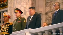 Nord Corea, la parata con Kim Jong Un e alti ufficiali cinesi e russi