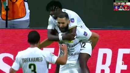 Karim Benzema Al Ittihad Debut vs Esperance Tunis (Arab Club Champions cup)