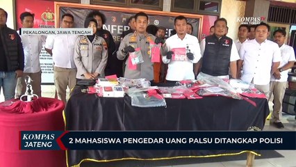 Download Video: 2 Mahasiswa Pengedar Uang Palsu Ditangkap Polisi