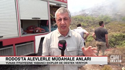 Rodos'ta 200 bin dönümlük alan kül oldu