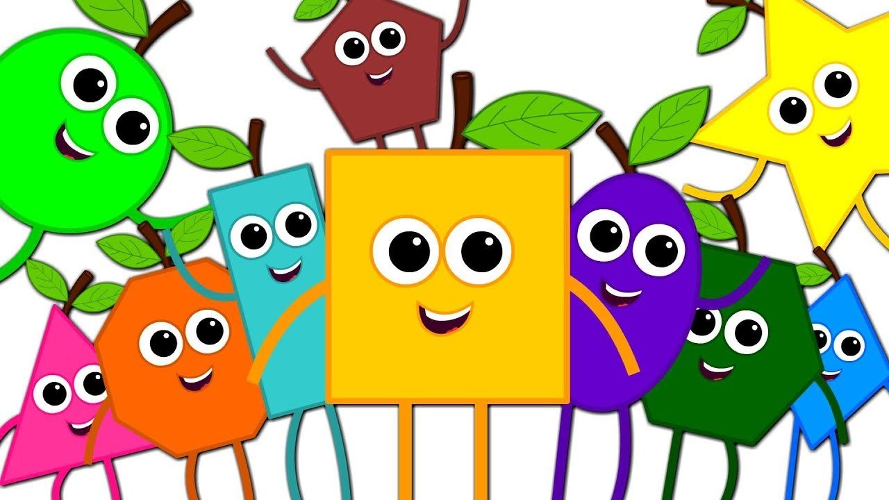 Ten Little Shapes - Kindergarten Nursery Rhymes For Children By Kids Tv ...