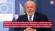 ‘Animal simpático e mais esperto’, diz Lula após ser chamado de ‘jumento’ por Bolsonaro