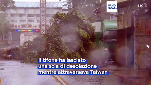 Il tifone Doksuri devasta le Filippine, la Cina e Taiwan, in migliaia senza elettricità