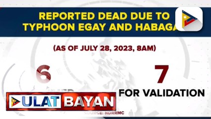Bilang ng mga namatay sa Bagyong #EgayPH, pumalo na sa 13