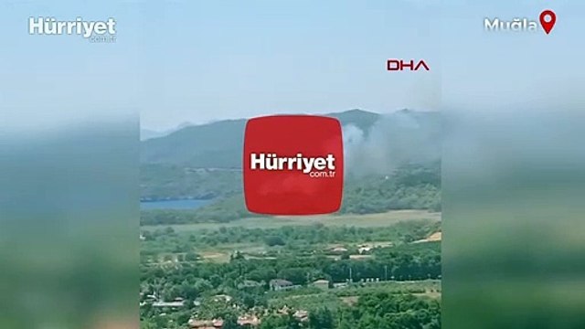 Muğla Fethiye'de orman yangını