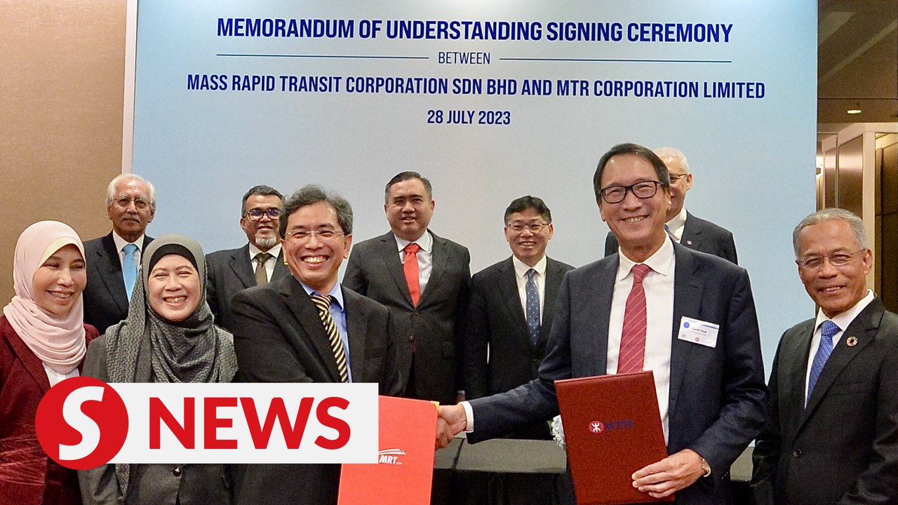 MRT Corp, HK'S MTR Corp ink MOU to develop mixed property development