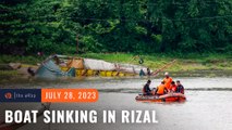 PH Coast Guard probes boat sinking in Rizal