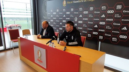 Conférence de presse avec le coach du Standard de Liège : "On est prêt pour le début de saison"