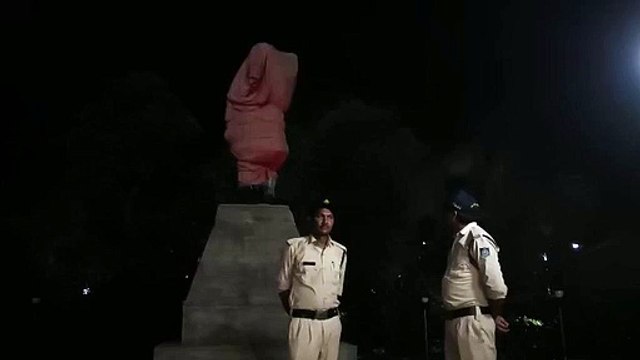 Police deployed for the security of Scindia's statue, know the whole matter
