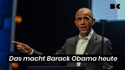 Das macht Barack Obama heute