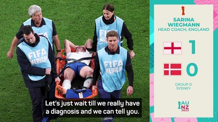 Wiegman 'concerned' about England star's horror World Cup injury