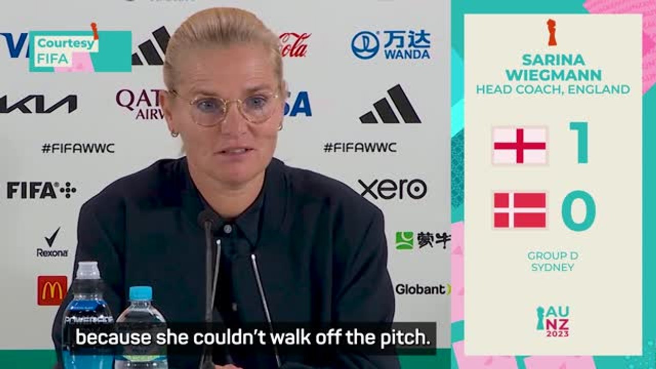 Wiegman 'concerned' about England star's horror World Cup injury