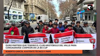 Duro partido que tendrá el club Aristóbulo del Valle para consagrarse campeón de la BA CUP
