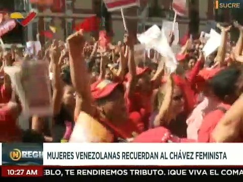 Cmdt. Chávez posicionó a la mujer venezolana en la vanguardia de los procesos sociales y políticos