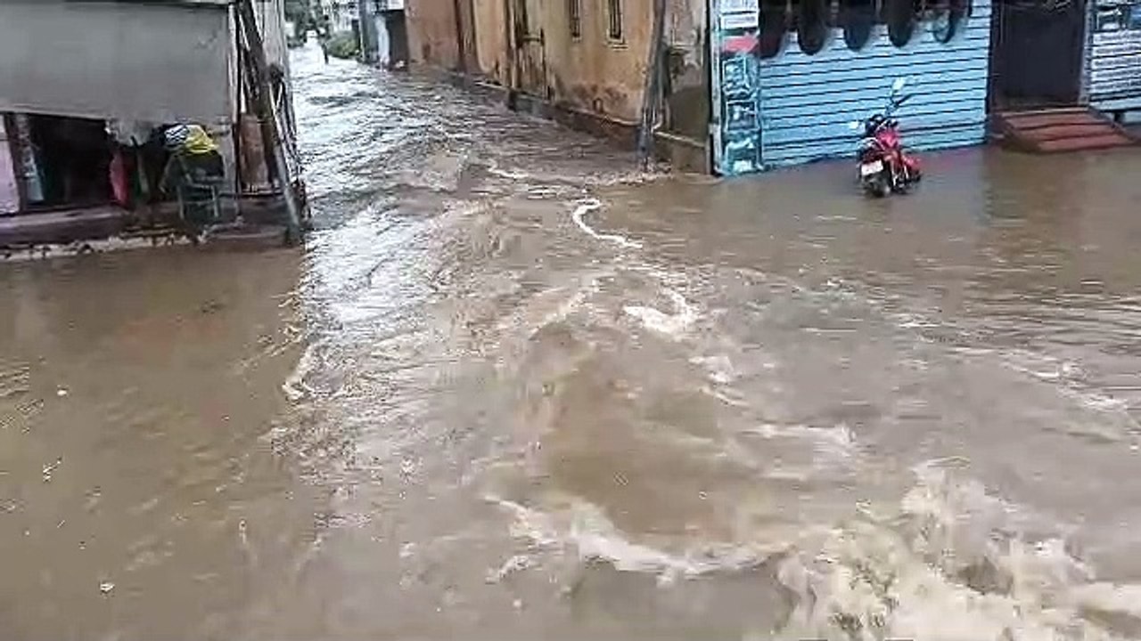 जिले में झमाझम बारिश से मौसम सुहावना, तेज बहाव...