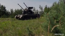 Ucraina, le unit? antiaeree si addestrano coi super carri tedeschi